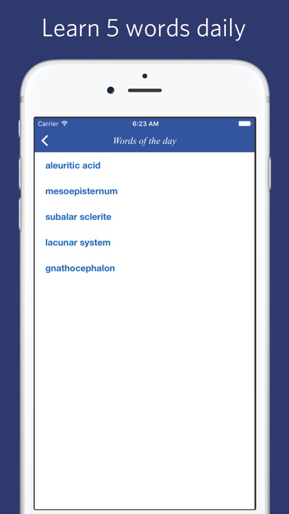 Invertebrate zoology dictionary - flashcard screenshot-4