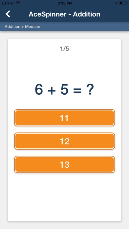 Ace Spinner Math Games Lite