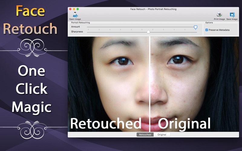 How to cancel & delete face retouch - photo portrait retouching 1