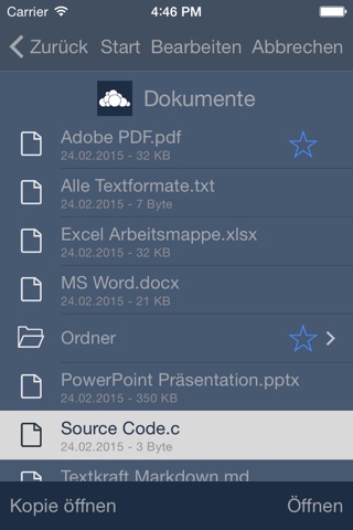 ownCloud Access screenshot 3