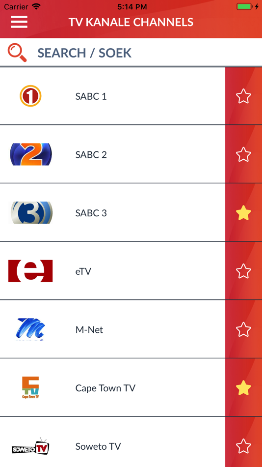 South Africa TV listings (ZA) - 1.3 - (iOS)