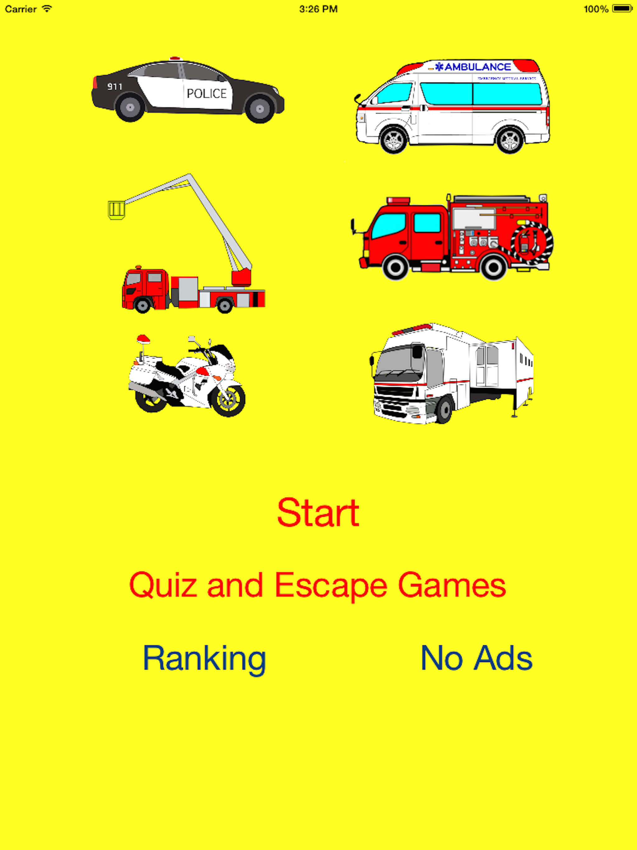 What's this Emergency Vehicle (Fire Truck, Ambulance, Police Car) ?