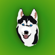 Siberian Husky Emoji