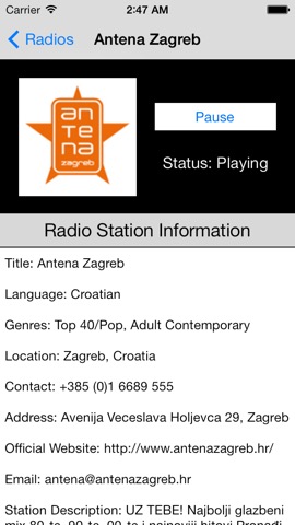 Croatia Radio Live Player (Hrvatska / hrvatski)のおすすめ画像3
