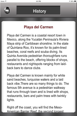 Playa del Carmen Travel Map screenshot 3