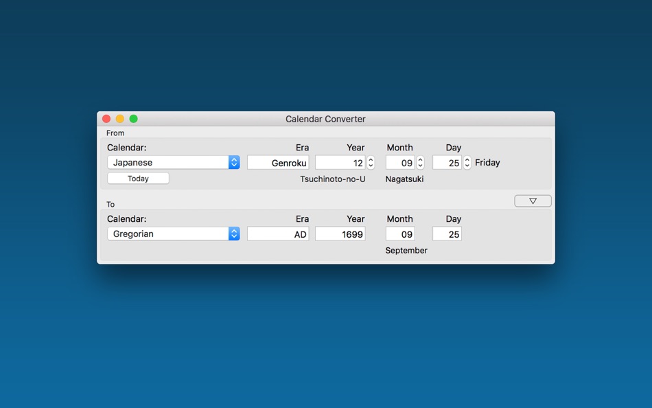 #1. Calendar Converter (macOS) 게시자: Tranquillity Base