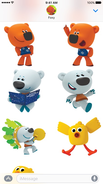 Be-be-bears Stickers