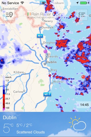 Rain Radar Ireland Free screenshot 2