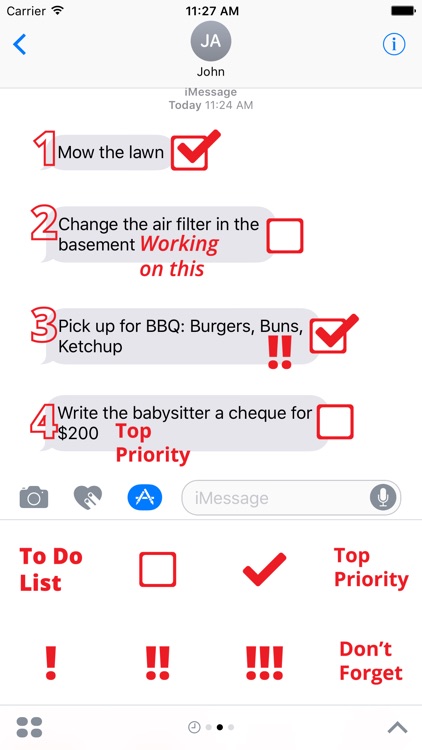 To Do List sticker pack - stickers for iMessage