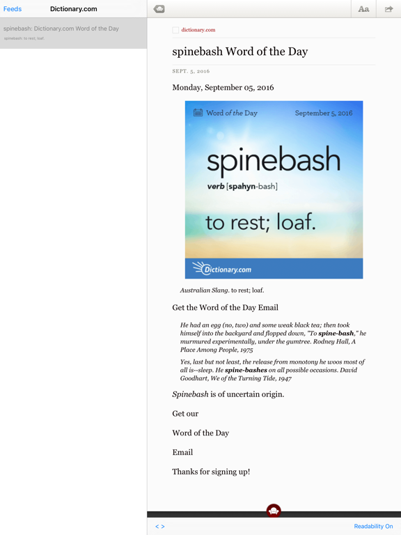 Word of the Day - Improve Your Vocabulary! iPad screenshot 3 - Education app