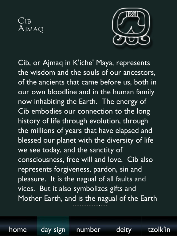 MCP Mayan Tzolkin iPad screenshot 4 - Entertainment app