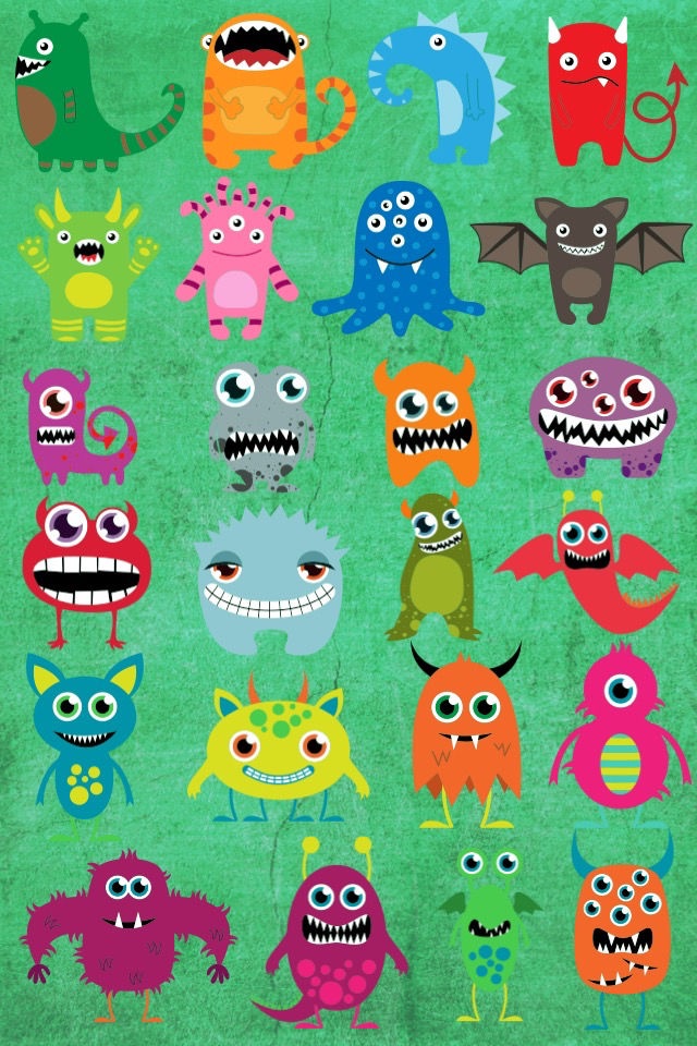 Monster Color Stickers screenshot 2