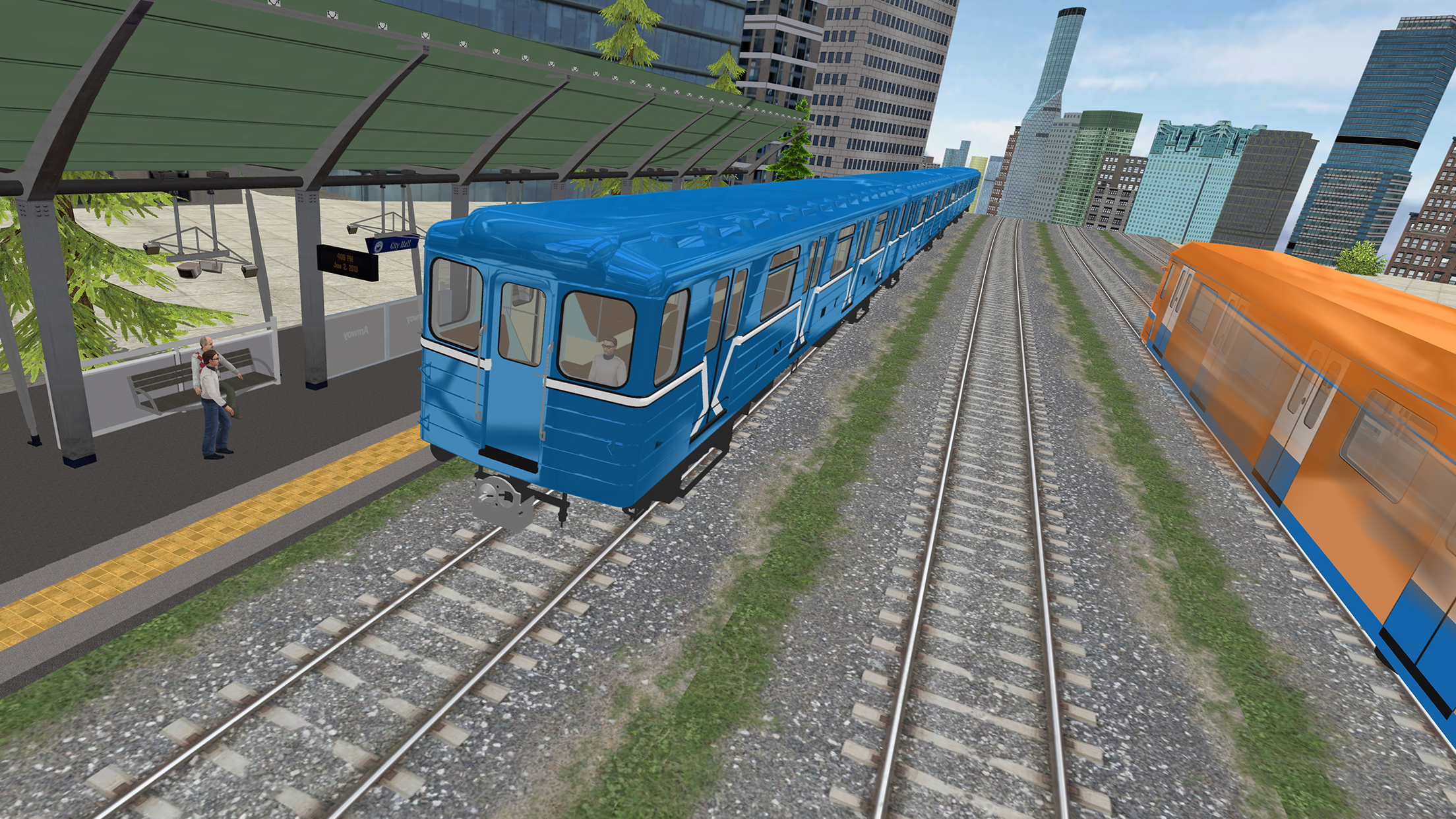 Driving City Metro Train Sim screenshot 3