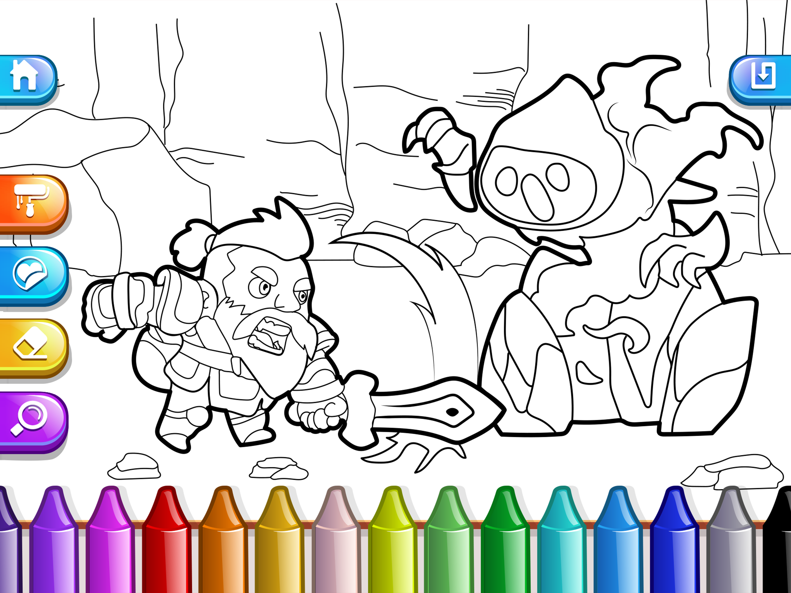 My Coloring Book: Boys - Fun Drawing Game