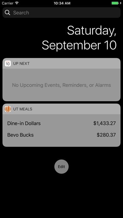 Screenshot #1 pour UT Meals