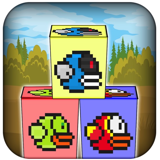 Fluffy Tappy Topped - Tiny Birds Stacker LX iOS App