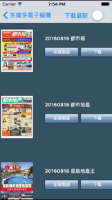 都市電子報 ePaper Portal screenshot