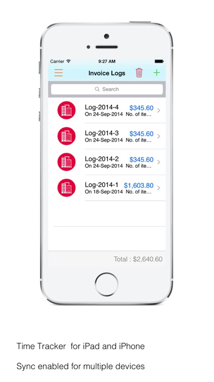Time Tracker Pro : Log time, business expenses, create and send pdf invoices