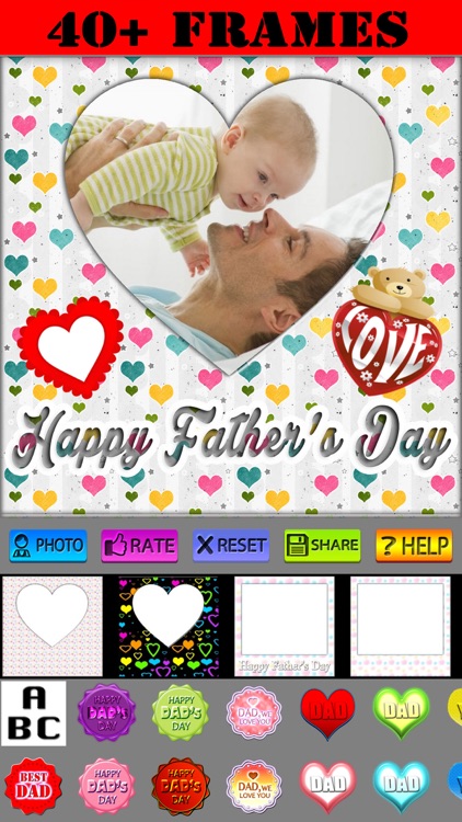 Father's Day Frames and Labels