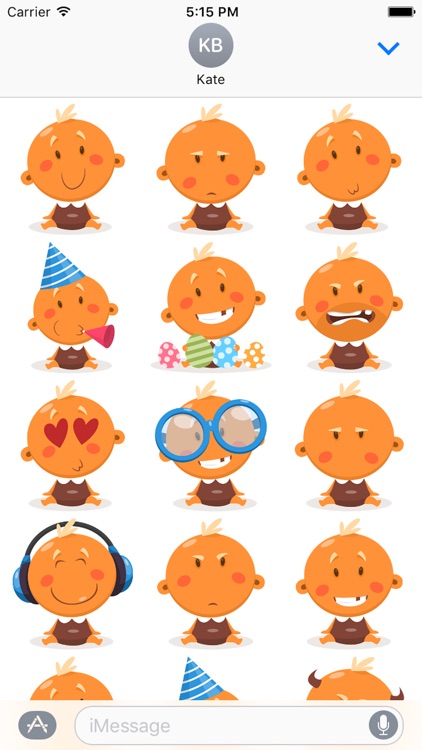 Baby Cute Sticker - Emoji