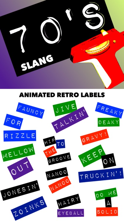 70's Slang: Retro Labeler