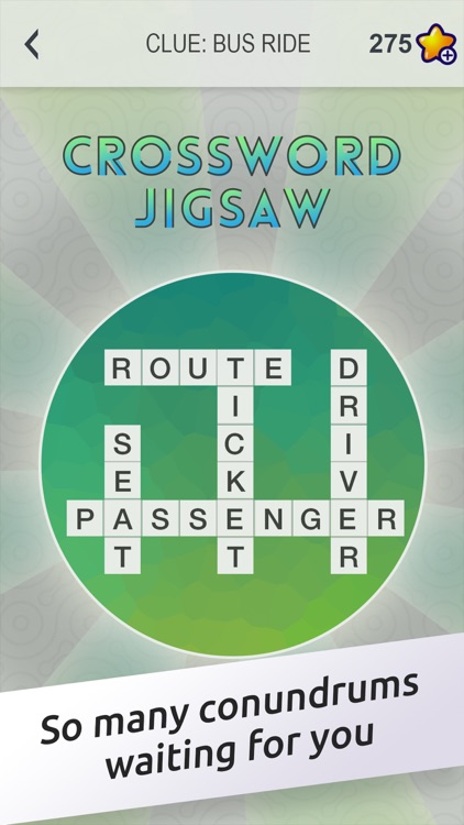 Crossword Jigsaw - Word Search and Brain Puzzle with Friends