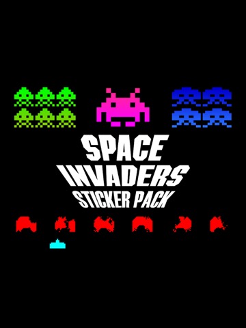 SpaceInvadersStickerPackのおすすめ画像1