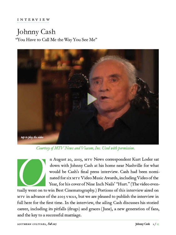 Southern Cultures Journal screenshot-3