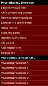 Physiotherapy exercise screenshot #1 for iPhone