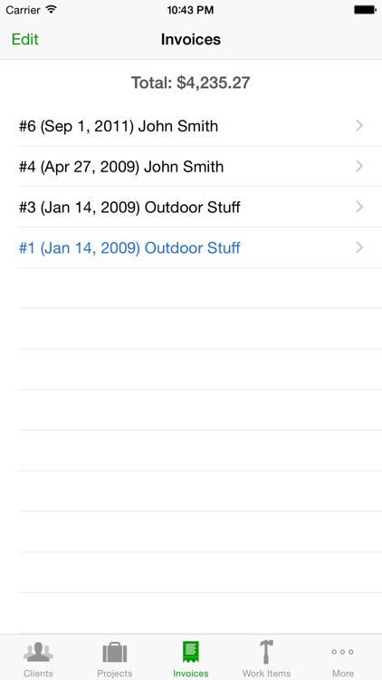 Timewerks: Mobile Billing with PDF Invoice screenshot-3