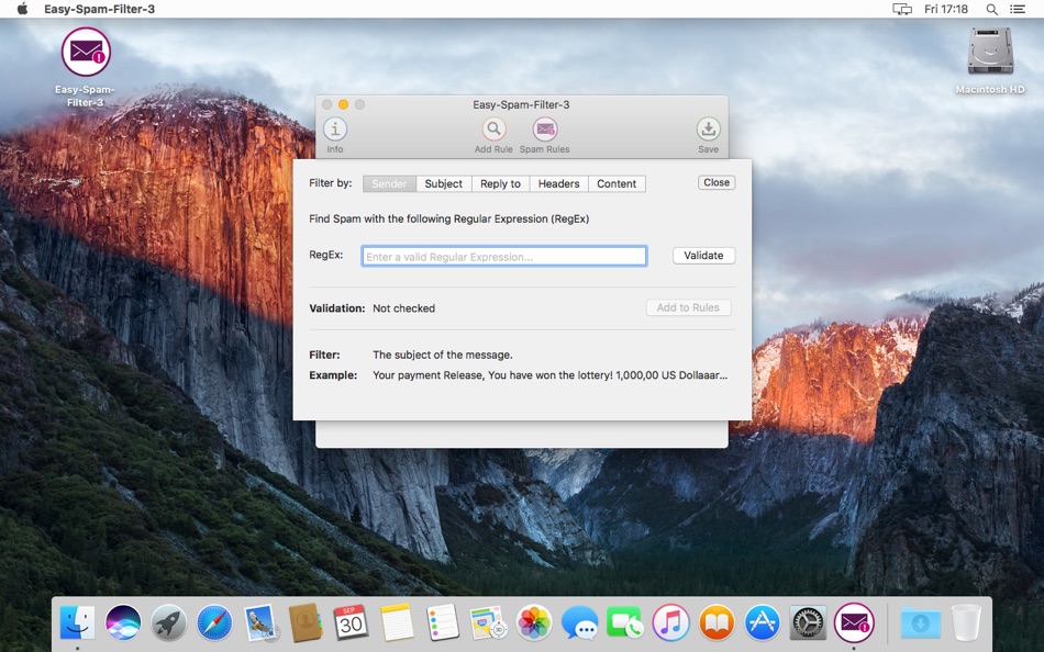 #2. Easy-Spam-Filter-3 (macOS) 由: Jan-Dirk Lützen