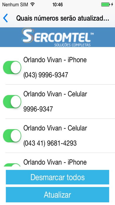 Screenshot #2 pour 9º Dígito Sercomtel