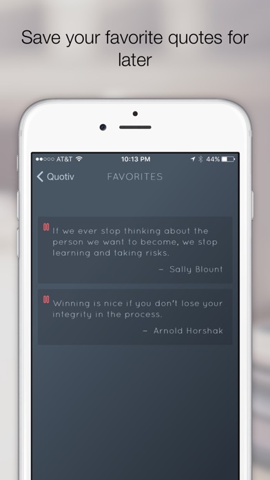 How to cancel & delete Motivational Quote of the Day - Quotiv from iphone & ipad 3