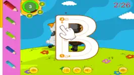 Game screenshot ABC Alphabet tracing kindergarten and first grade apk