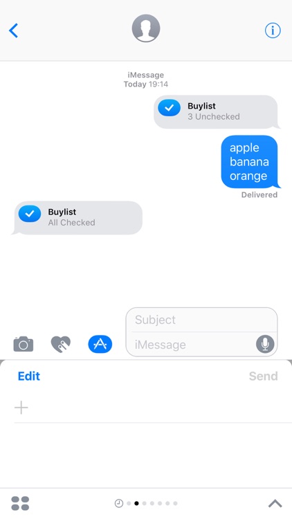 CheckList for Messages