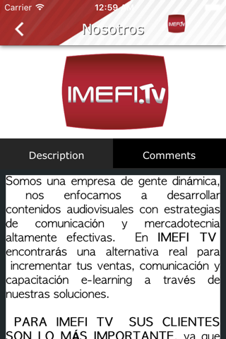 IMEFI TV screenshot 3