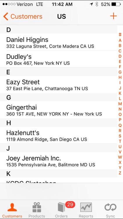Handshake Sales Rep Order & Catalog App