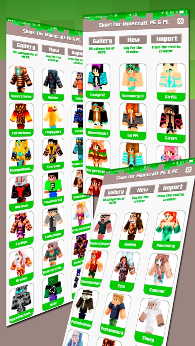 Screenshot #3 pour Skins for Minecraft PE & PC - Free Skins