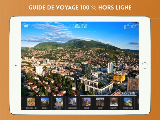 Screenshot #4 pour Sarajevo Guide de Voyage avec Cartes Offline