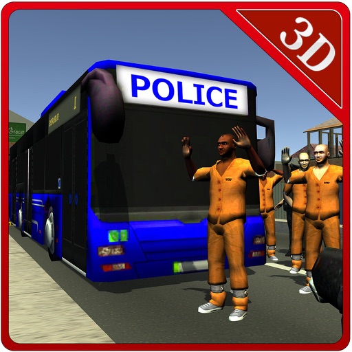 Police Bus Prisoner Transport – City vehicle driving & parking simulator game icon