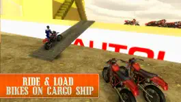 Game screenshot Bike Transporter Ship Simulator & Cargo game apk