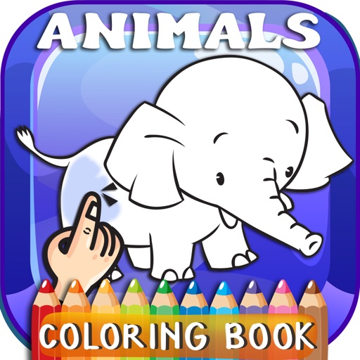 Animals ABC Coloring Book Free For Toddlers & Kids icon