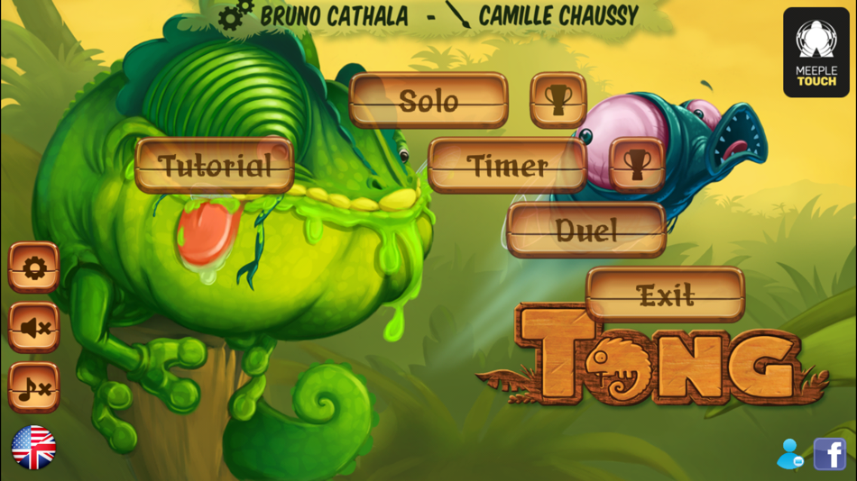 #2. Tong the chameleon (iOS) 由: Meeple Touch