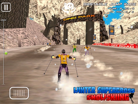Screenshot #4 pour Winter Super Cross SnowSkiing - Free 3D Snow Water Racing Madness Game