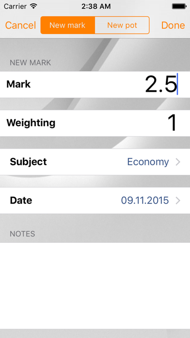 Screenshot 4 of School Marks Manager App