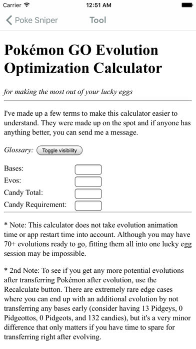 Pokemon evolve calculator