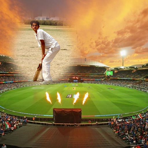 Latest Cricket Ground Photo Frames & Photo Editor icon