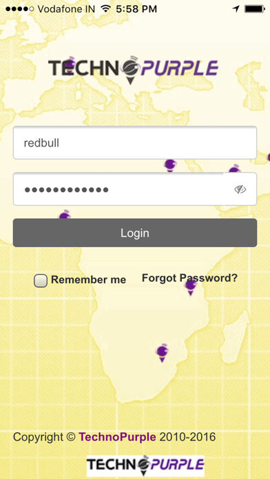 Screenshot #1 pour Vffy - TechnoPurple Vehicle Tracking App