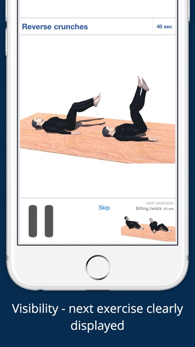 Screenshot #3 pour Abs Challenge Workout Free - Build muscles