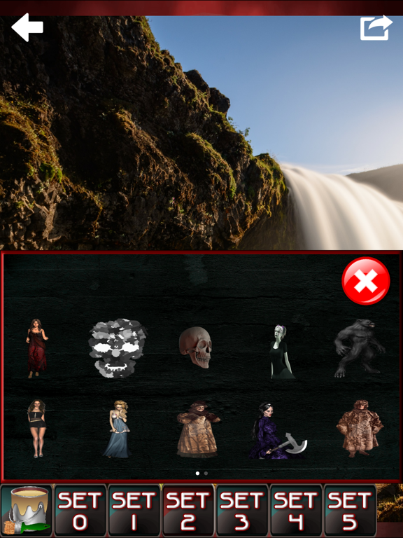 Screenshot #6 pour Horror Stickers - Scary Photo Maker